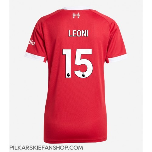 Koszulka piłkarska Liverpool Giovanni Leoni #15 Strój Domowy dla kobiety 2025-26 tanio Krótki Rękaw Koszulka piłkarska Liverpool Giovanni Leoni #15 Strój Domowy dla kobiety 2025-26 tanio Krótki Rękaw